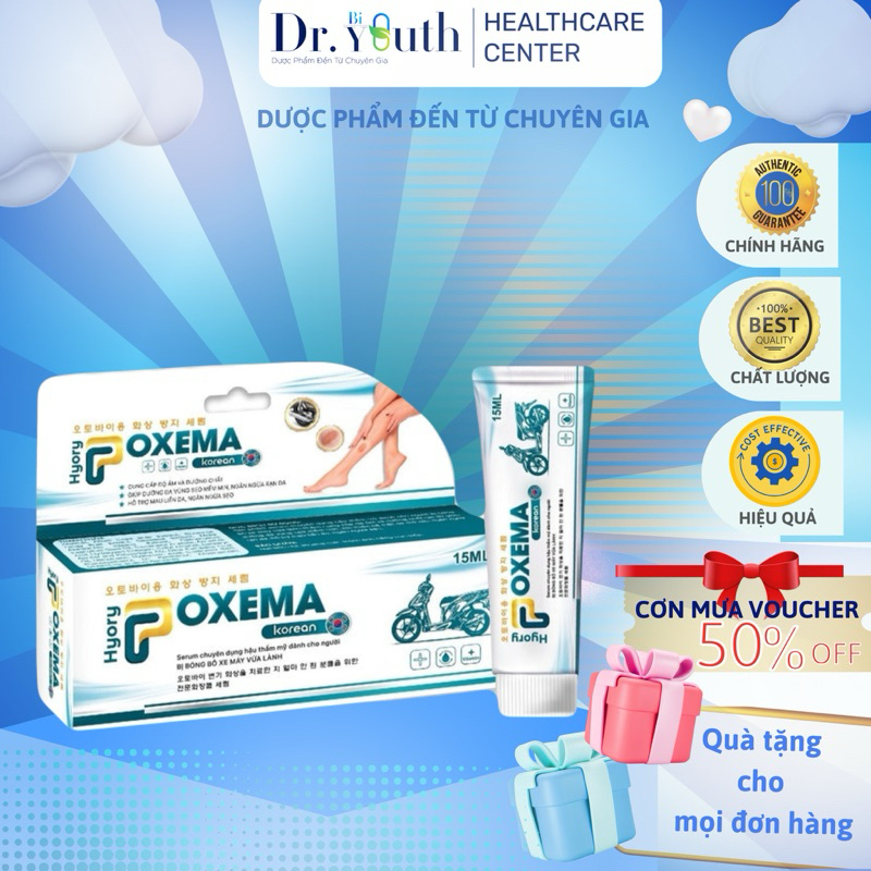 Kem Ngừa Bỏng Poxema Hàn Quốc, Giảm Sưng da cho vết bỏng xe, ngăn sẹo phồng da, Lành da tốt, Hạn chế t