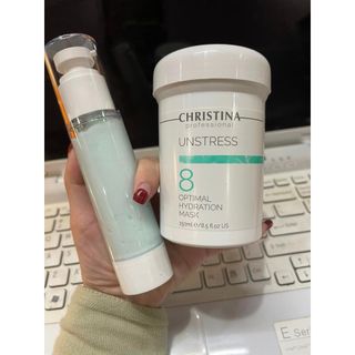 Mặt nạ Christina Unstress 8 Optimal Hydration Mask cấp ẩm, dịu da tức thì 250ml