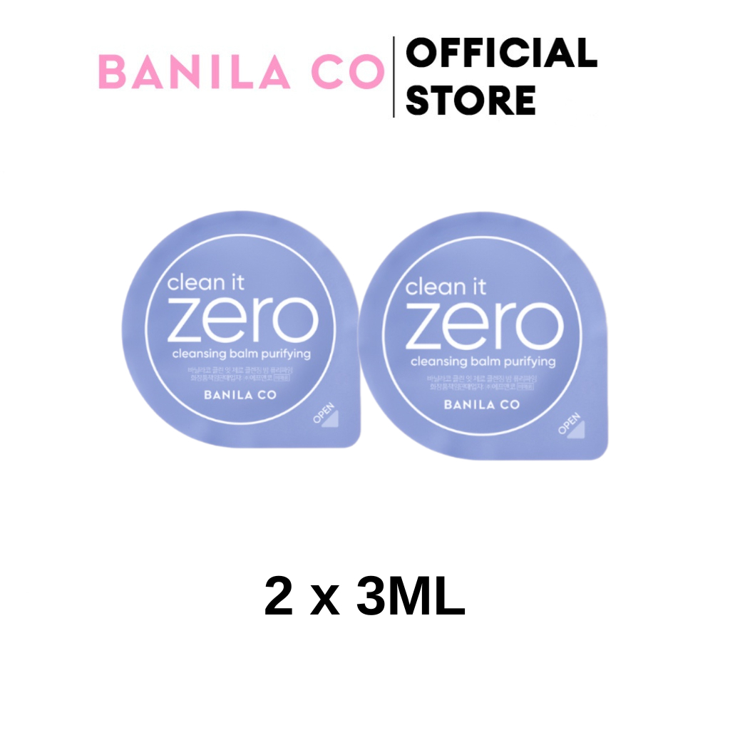 COMBO 2 Sáp tẩy trang BANILA CO Clean It Zero Cleansing calming Blister (3ml)