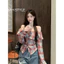 sơmi chễ vai kẻ karo style mới phong cách thời trang mới