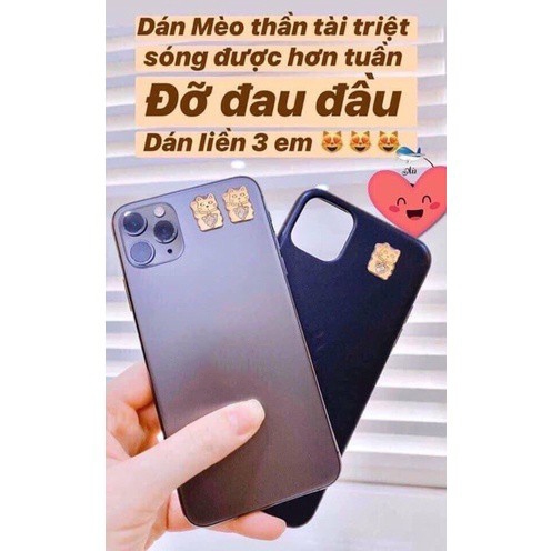 Chip Ngăn Bức Xạ Điện Từ HiToKi Nhật Bản( Mèo Thần Tài) Chính Hãng
