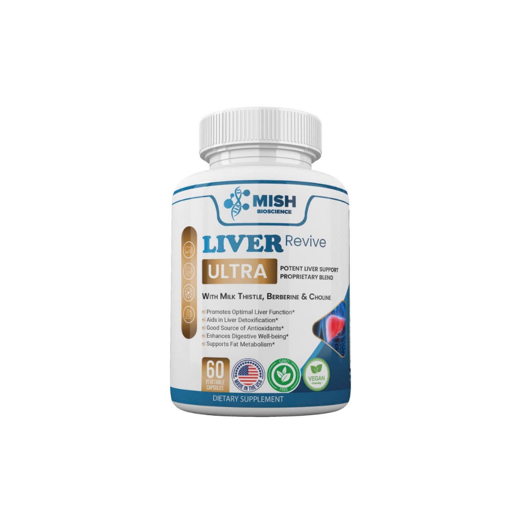 Mishbio Liver Revive ULTRA – Giải Độc Và Phục Hồi Gan Hiệu Quả
