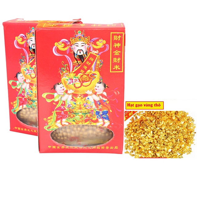 ⭐XÃ KHO⭐ Gạo Vàng Thần Tài vật phẩm phong thuỷ hút tài lộc