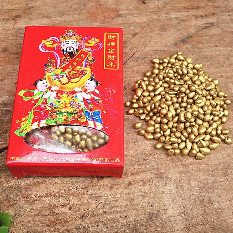⭐XÃ KHO⭐ Gạo Vàng Thần Tài vật phẩm phong thuỷ hút tài lộc