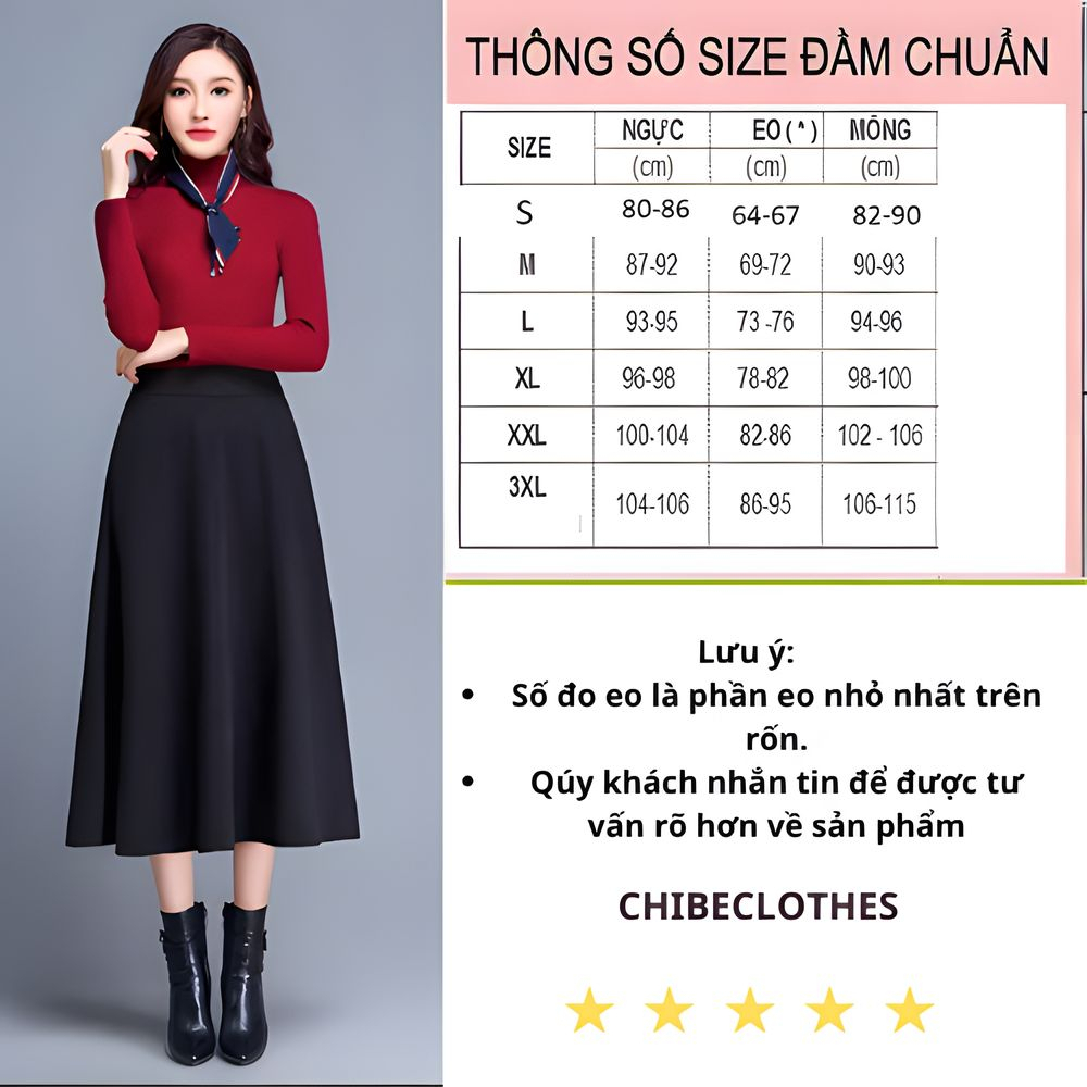 Chân Váy Xòe Công Sở Có Túi 2 Bên Dài 80cm SHOPGOCTRANG19 Chất Liệu Vitex