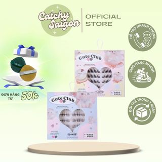 [FLORTTE] Mi Giả Sẵn Keo Flortte, Mi cụm Sẵn Keo Thạch Silicon Trong suốt, Tiện lợi CUTE CLUB