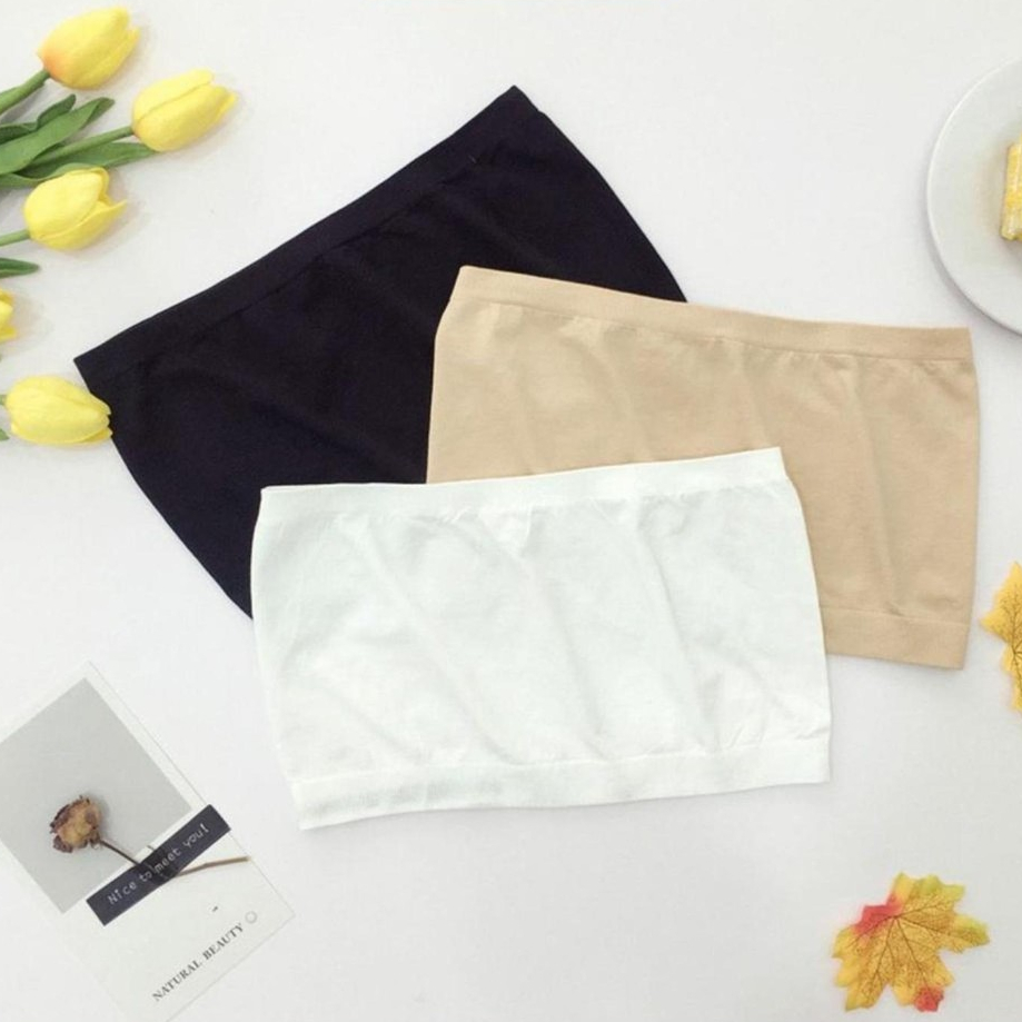 Set 3 Áo Ống Học Sinh Nữ Không Mút Ngực - Combo 3 Áo Quây Ngang Cotton Thoáng Mát ZANABRA B0123