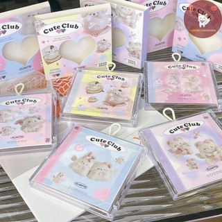 [FLORTTE] Mi Giả Sẵn Keo Flortte, Mi cụm Sẵn Keo Thạch Silicon Trong suốt, Tiện lợi CUTE CLUB