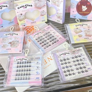 [FLORTTE] Mi Giả Sẵn Keo Flortte, Mi cụm Sẵn Keo Thạch Silicon Trong suốt, Tiện lợi CUTE CLUB