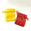 Combo 100 Túi Gấm Long Phụng Đỏ Vàng Siêu Kute rút dây 7 x 9 cm đựng trang sức, đồ phong thủy , Quà Tết
