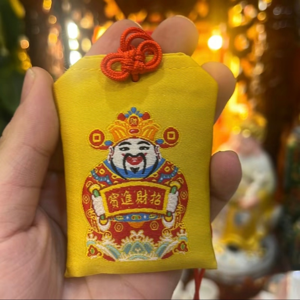 ⭐XÃ KHO⭐ Túi Tài Lộc ( Túi Thần Tài Vàng Khai Lộc ) ĐÃ KHAI QUANG