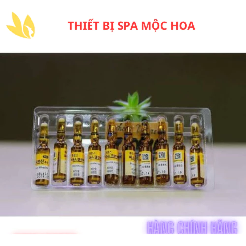 Serum Vitamin C Chính Hãng Hàn Quốc, Tinh Chất Vitamin C Cấp Ẩm Trắng Da Mờ Thâm Nám Hộp 50 Ống