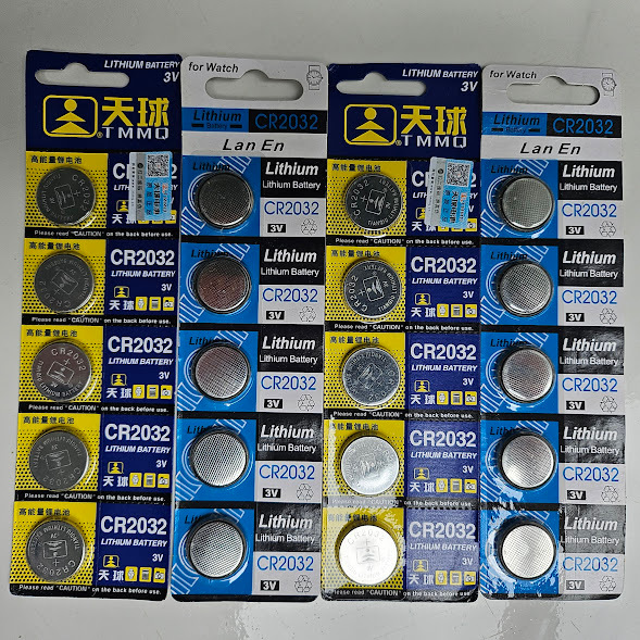 Pin Lithium CR2032 CR2025 CR2016 Battery 3V cung cấp điện năng cho thiết bị như máy vi tính PC, remote... vỉ 5 viên