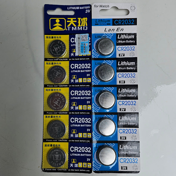 Pin Lithium CR2032 CR2025 CR2016 Battery 3V cung cấp điện năng cho thiết bị như máy vi tính PC, remote... vỉ 5 viên