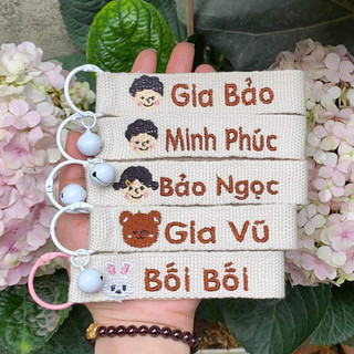 Name Tag thêu tên bé style Hàn