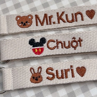 Name Tag thêu tên bé style Hàn
