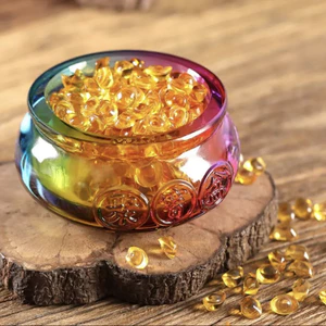 ⭐RƯỚC LỘC⭐ Bát Tụ Bảo Lưu Ly Bảy Sắc Phong Thủy Chiêu Tài Cực Mạnh _ Không Kèm Thỏi Vàng