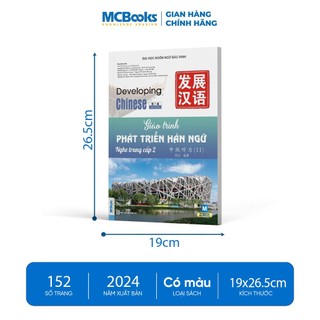 Sách - Giáo trình phát triển hán ngữ nghe trung cấp 2 - Kèm app MCBooks