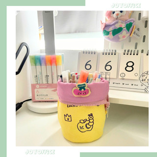 (Pencilcase) Hộp Đựng Bút Vải Canvas Phong Cách Lật Theo Chiều Dọc _ Joy Office