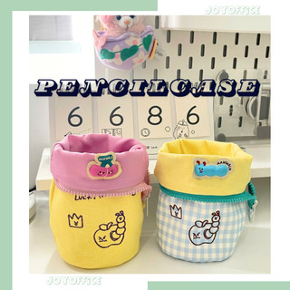 (Pencilcase) Hộp Đựng Bút Vải Canvas Phong Cách Lật Theo Chiều Dọc _ Joy Office