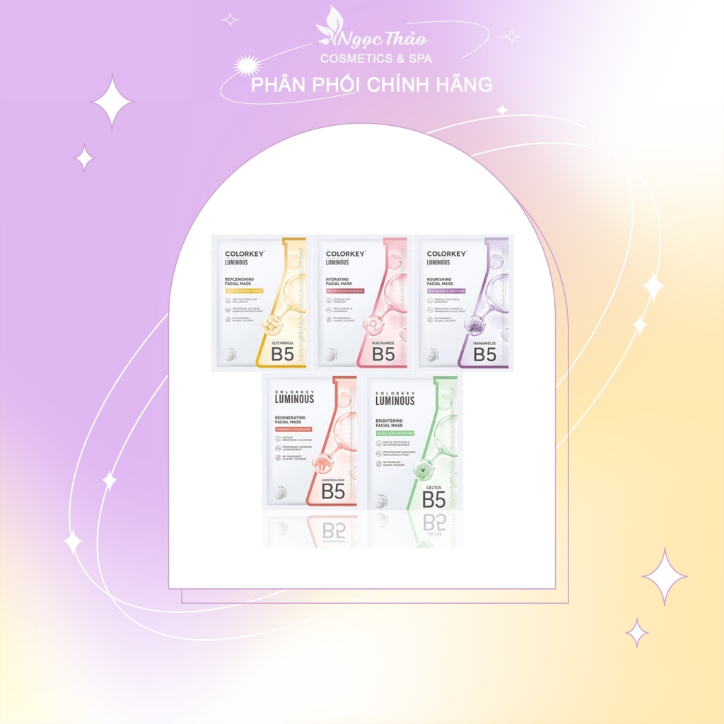 Mặt Nạ Dưỡng Da Color key Luminous Facial Mask | Shopee Việt Nam