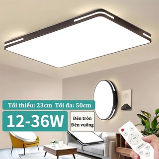 【COD】Đèn ốp trần thích hợp cho phòng cách/phòng ngủ/ban công 3 màu Đèn led trần siêu mỏng bảo vệ mắt