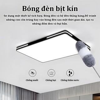 【COD】Đèn ốp trần thích hợp cho phòng cách/phòng ngủ/ban công 3 màu Đèn led trần siêu mỏng bảo vệ mắt