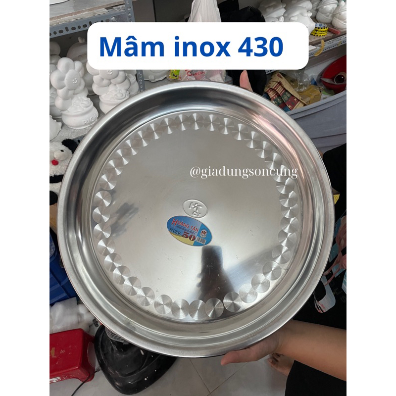 Mâm inox - Giá Tốt, Miễn Phí Vận Chuyển, Đủ Loại | Shopee Việt Nam