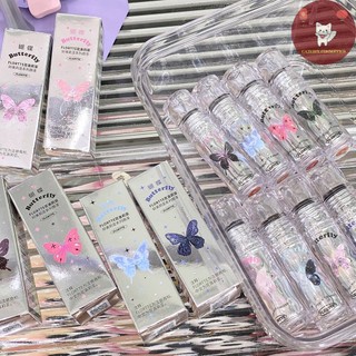 [FLORTTE] Son Kem Tint Bóng FLORTTE Vỏ Bạc Lượn Sóng, Hạn Chế Lem Dính, Blink Butterfly Gloss Velvet