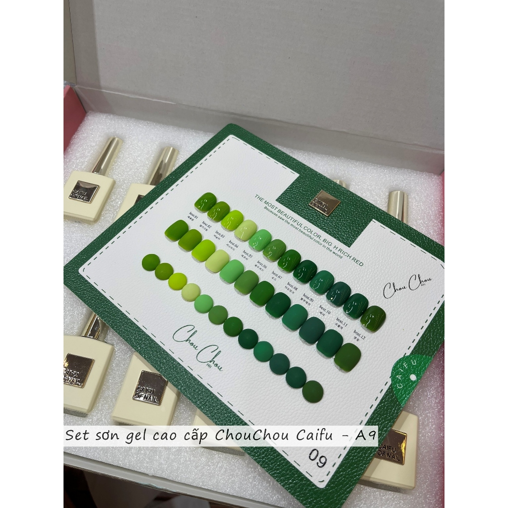 Sơn Caifu, Sơn đỏ đô , Sơn trắng sữa, sơn thạch đục, Nâu cao cấp, sơn móng tay cao cấp