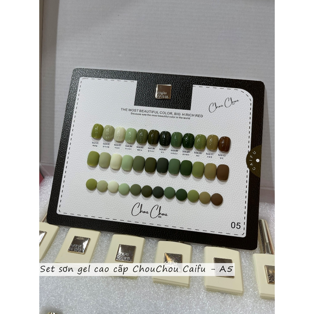Sơn Caifu, Sơn đỏ đô , Sơn trắng sữa, sơn thạch đục, Nâu cao cấp, sơn móng tay cao cấp
