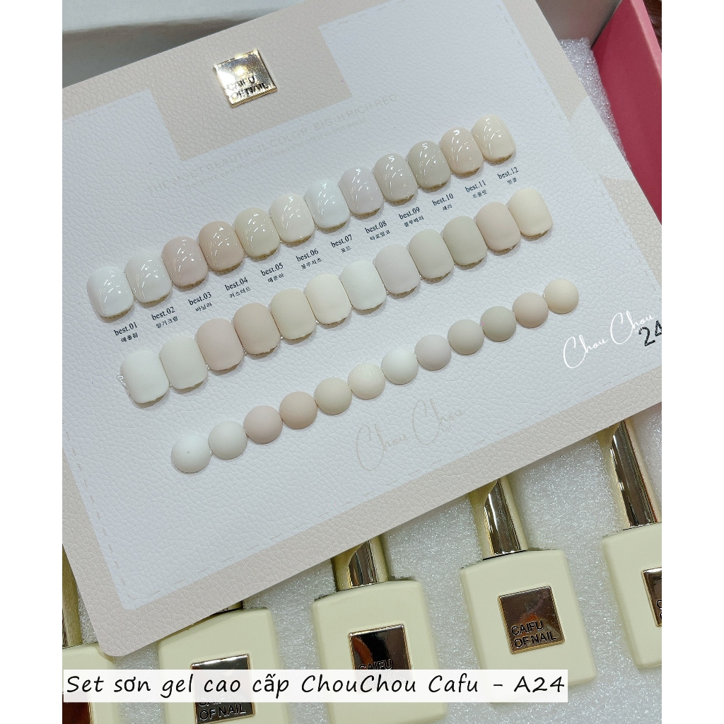 Sơn Caifu, Sơn đỏ đô , Sơn trắng sữa, sơn thạch đục, Nâu cao cấp, sơn móng tay cao cấp