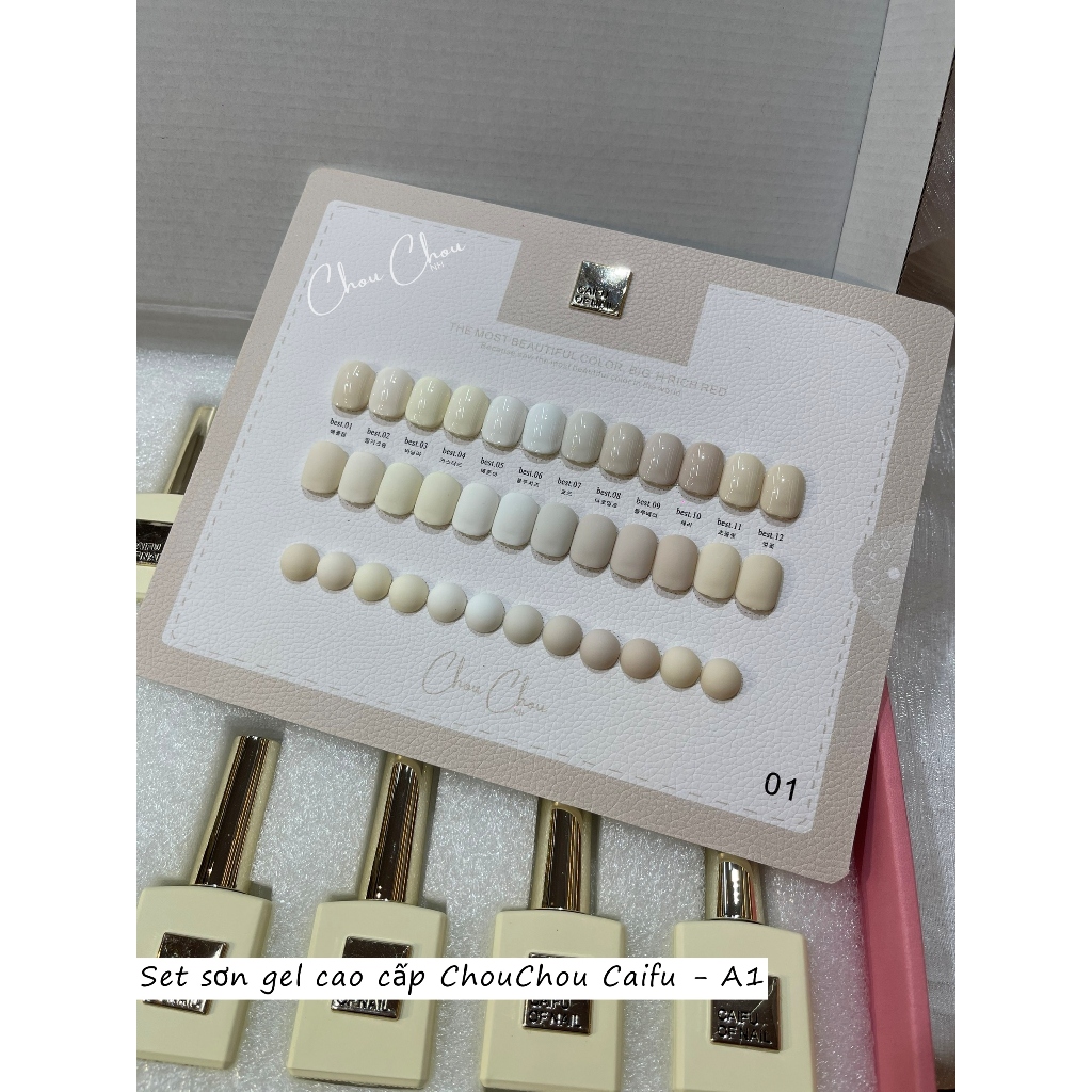 Sơn Caifu, Sơn đỏ đô , Sơn trắng sữa, sơn thạch đục, Nâu cao cấp, sơn móng tay cao cấp