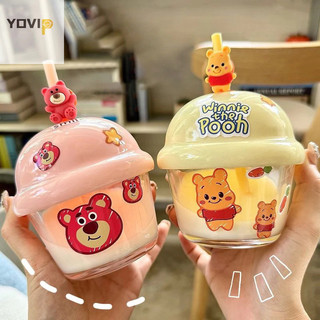 Cốc ly thuỷ tinh 210ml nhiều hình thú dễ thương cute nhà Bự store