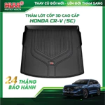 Thảm lót cốp HUVI 3D cho xe Honda CRV 2024+ bản 5 chỗ Thảm đúc HUVI CAO CẤP KHÔNG MÙI - KHÔNG ẨM MỐC - DỄ VỆ SINH — ảnh 6