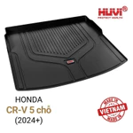 Thảm lót cốp HUVI 3D cho xe Honda CRV 2024+ bản 5 chỗ Thảm đúc HUVI CAO CẤP KHÔNG MÙI - KHÔNG ẨM MỐC - DỄ VỆ SINH — ảnh 5