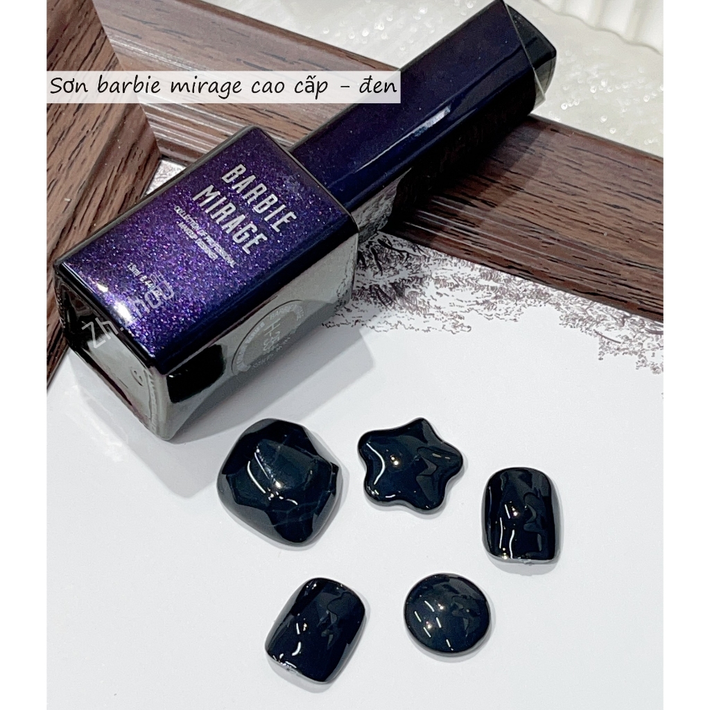 Sơn cao cấp Barbie, sơn đen, trắng, trắng ngà, thạch nude, sơn gel chính hãng
