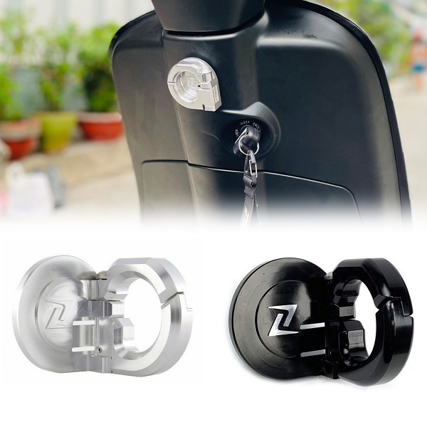 Repose-pieds Moto Pliant – Compatible Vespa, Spring, Primavera, Couleur Noir Aluminium - 4