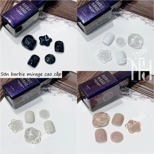 Sơn cao cấp Barbie, sơn đen, trắng, trắng ngà, thạch nude, sơn gel chính hãng