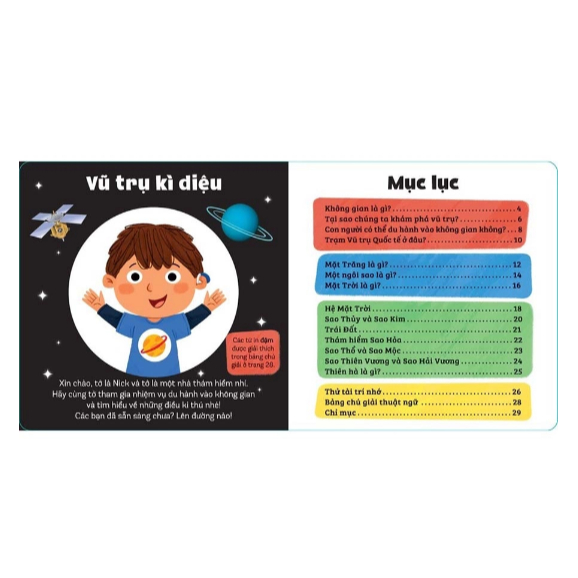 Ảnh Sách - Nhà Thám Hiểm Nhí - Vũ Trụ Kì Diệu - Tân Việt Books 2