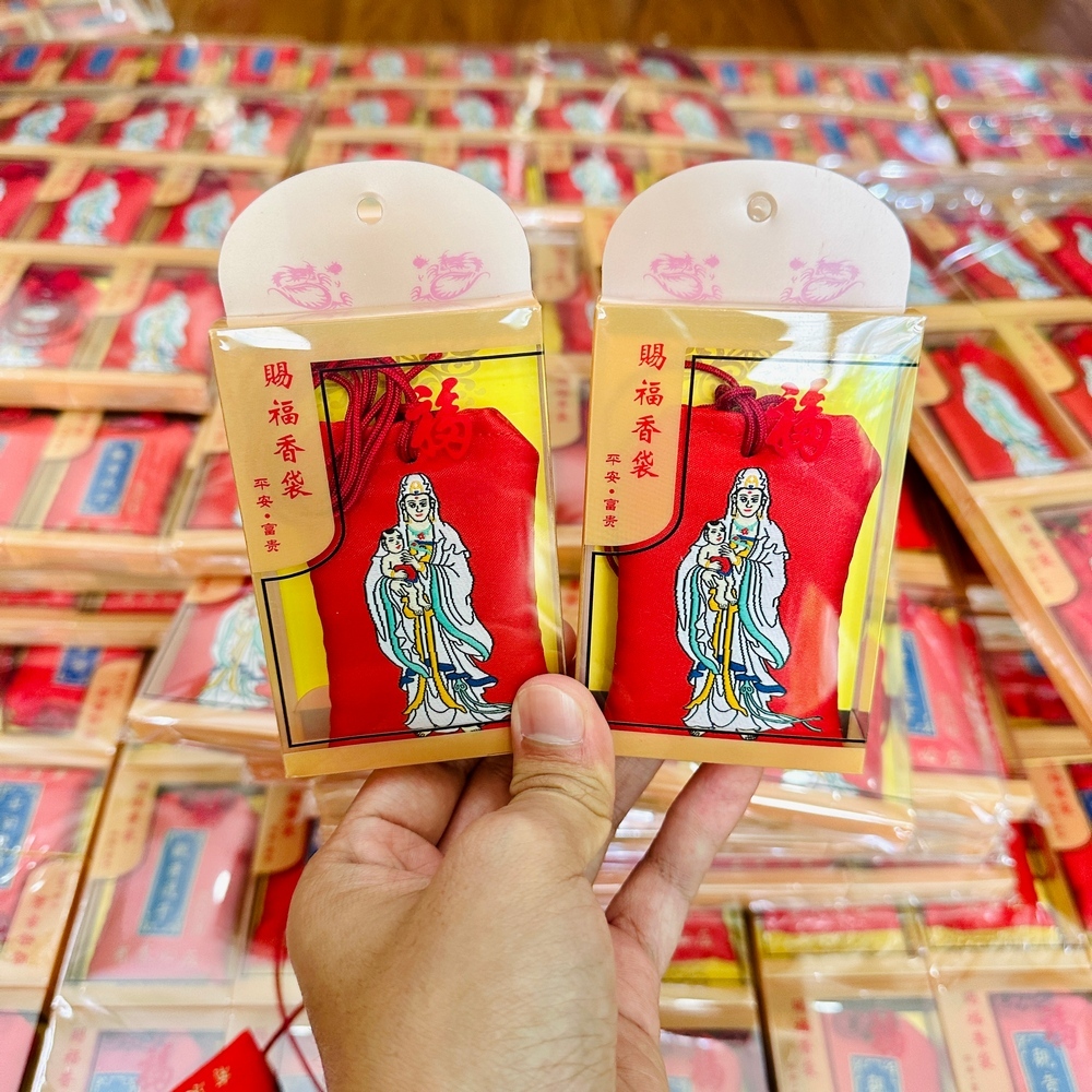 ⭐RƯỚC LỘC⭐ Túi Bình An Quan Thế Âm Bồ Tát Ý nghĩa phong thủy