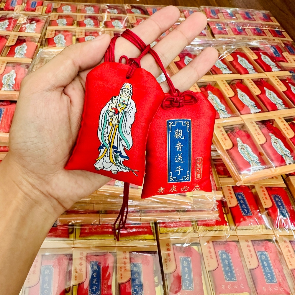 ⭐RƯỚC LỘC⭐ Túi Bình An Quan Thế Âm Bồ Tát Ý nghĩa phong thủy