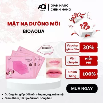 Mask môi dưỡng môi hồng tự nhiên BIOAQUA, Dưỡng Ẩm Môi Căng Mọng, Tăng Độ Đàn Hồi Cho Môi, Giảm Khô Môi, Nứt Nẻ AOI SHOP