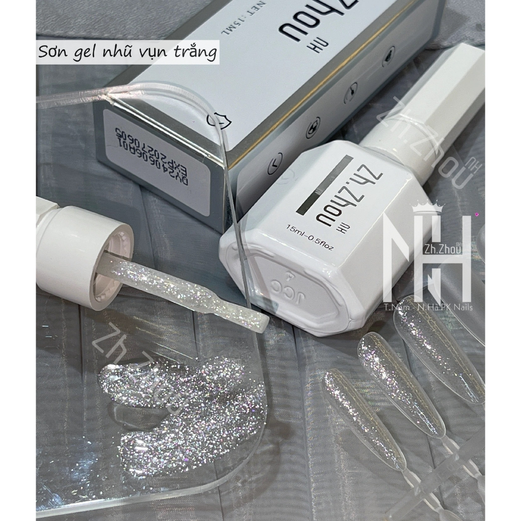 Sơn gel nhũ vụn Flash trắng siêu sáng, sơn nhũ vụn siêu sáng, sơn nhũ vụn khổng tước , sơn nhũ vụn siêu sáng