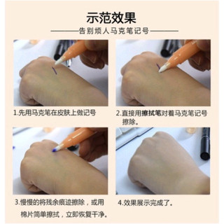 -Bút định hình mày môi nét 1mm, bút có MỰC màu trắng vẽ khuôn trong phun xăm