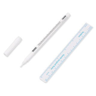 -Bút định hình mày môi nét 1mm, bút có MỰC màu trắng vẽ khuôn trong phun xăm