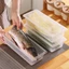 Hộp nhựa trong suốt có khay ráo nước, bảo quản thực phẩm, trái cây an toàn, tiện dụng