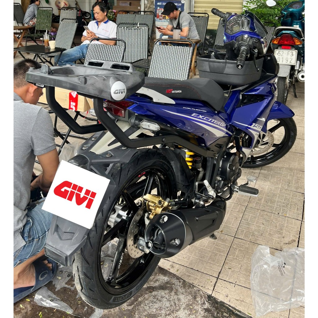 Baga cảng sau chịu lực Givi HRV / HRX cho xe Yamaha Exciter150 - Chính hãng