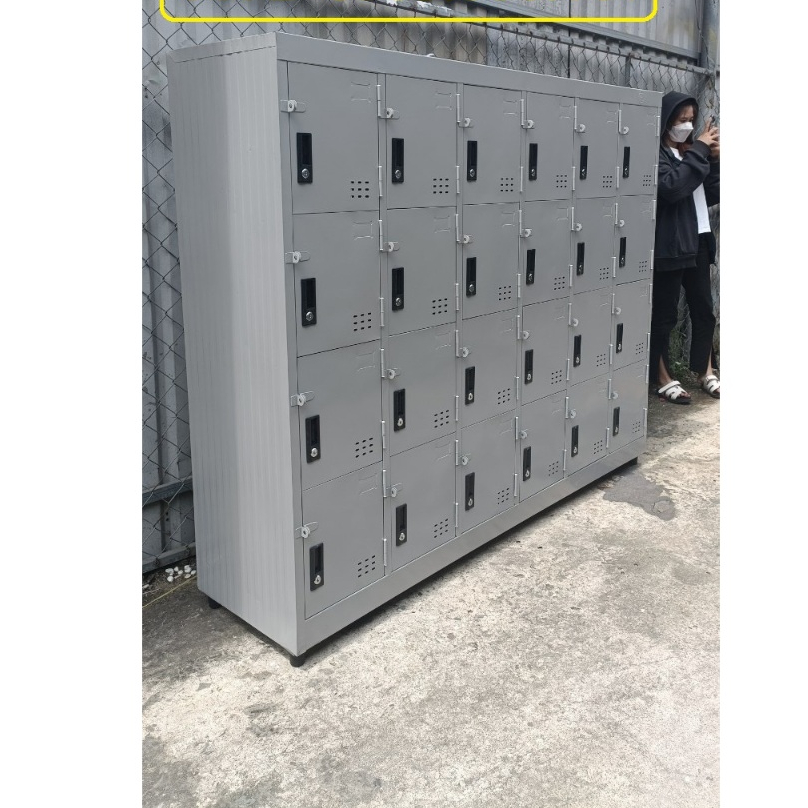 Tủ locker có khóa đựng đồ riêng cho nhân viên, học sinh 24 ngăn 20,15 ...