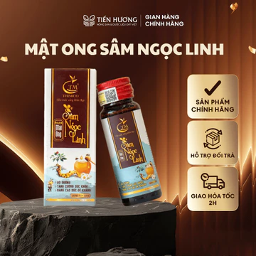 Chiết xuất Sâm Ngọc Linh ngâm mật ong TRIMICO, sâm mật ong nước chiết xuất sâm hỗ trợ tăng cường hệ miễn dịch lọ 30ml